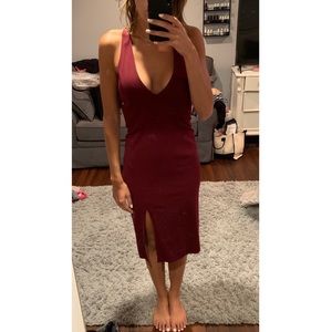 Maroon Dress